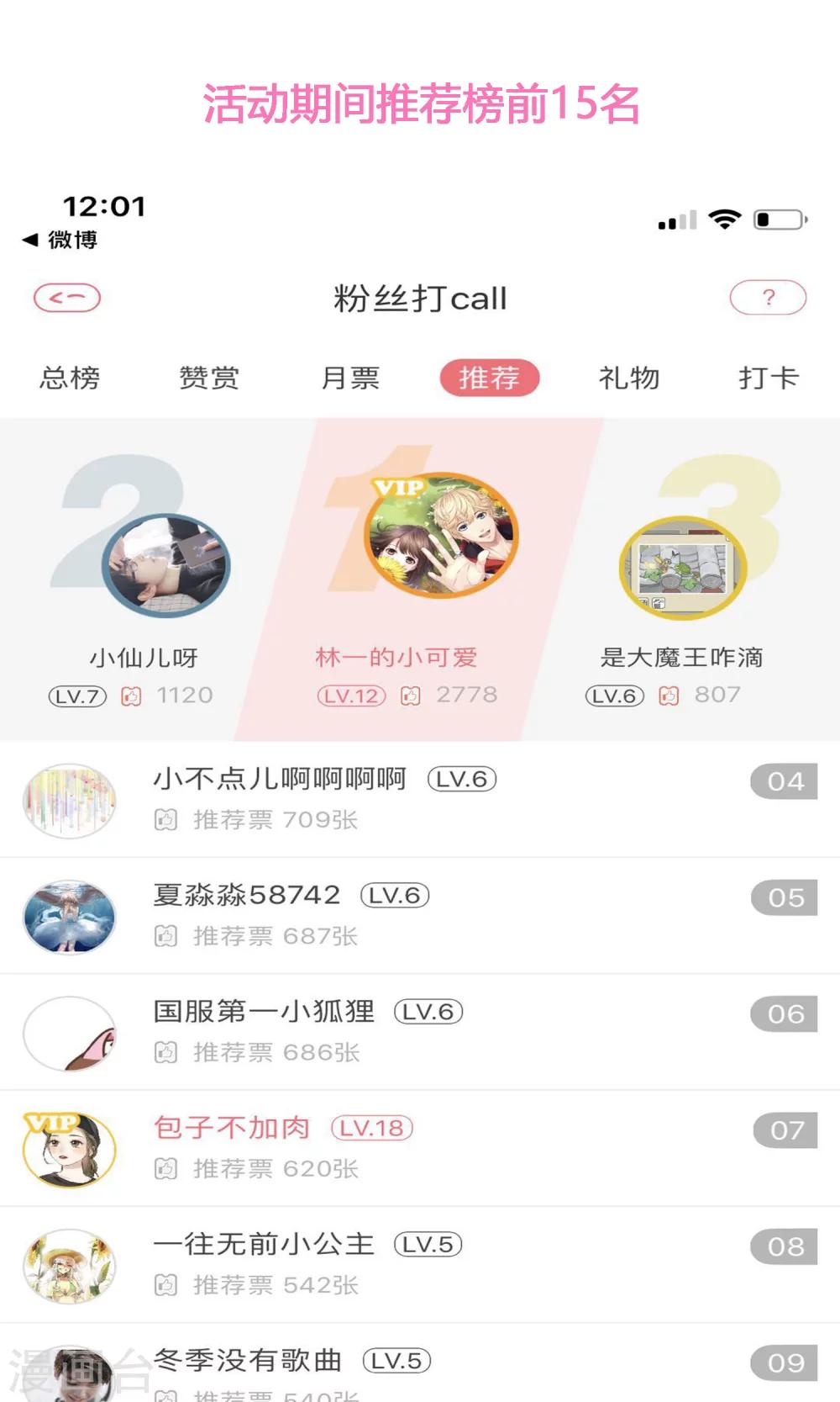 获奖名单-第30话