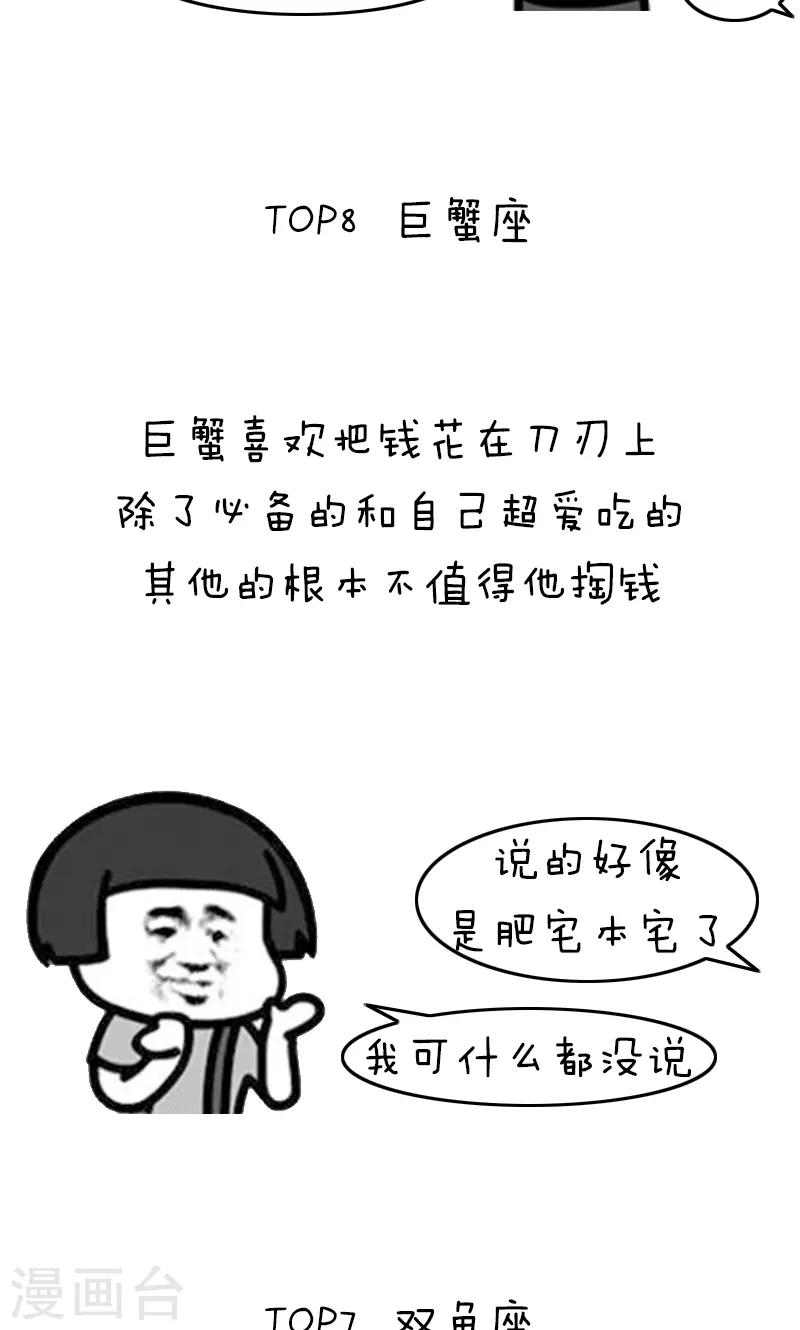 第205话 表情包丨十二星座吃土排行-第206话