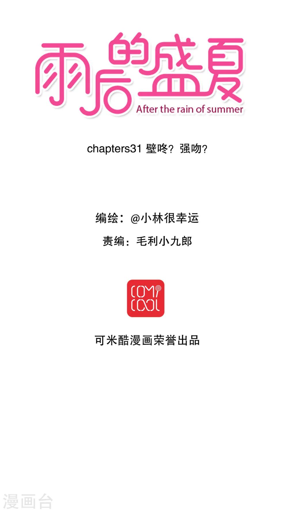 第31话 壁咚？强吻?-第32话