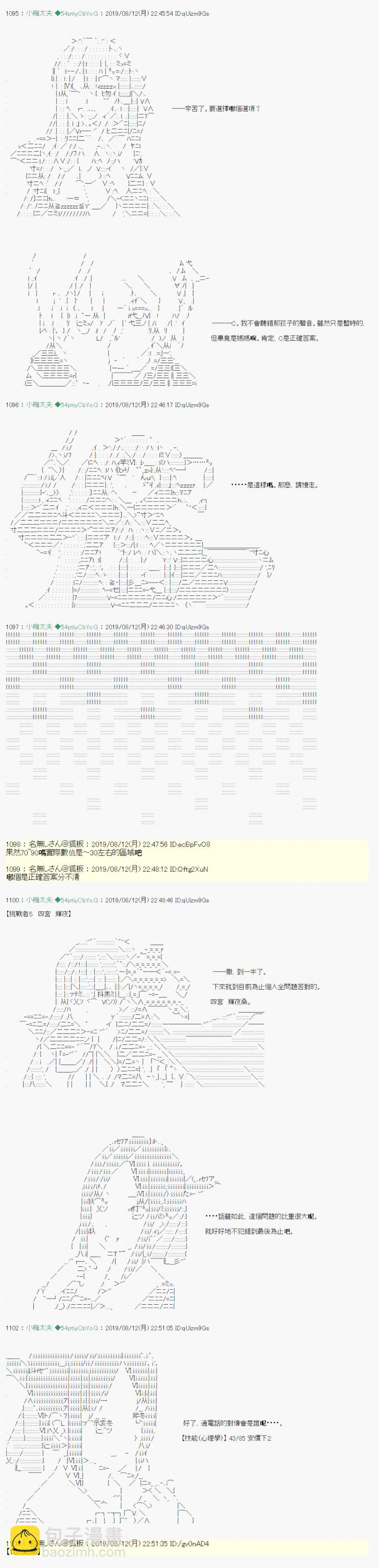 安价／安科决定的克苏鲁神话TRPG - 探索者等级鉴定Check 06 - 1