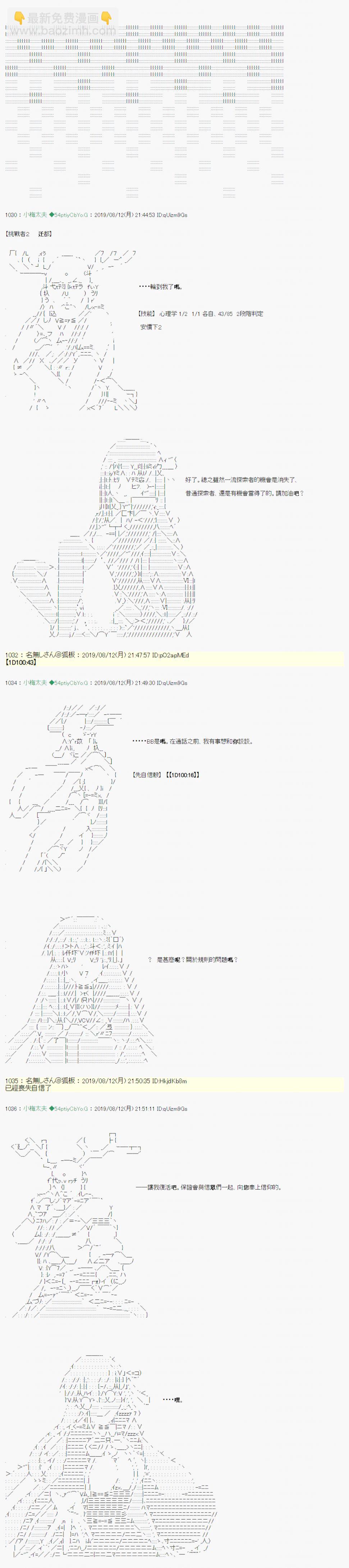 安價／安科決定的克蘇魯神話TRPG - 探索者等級鑑定Check 06 - 2