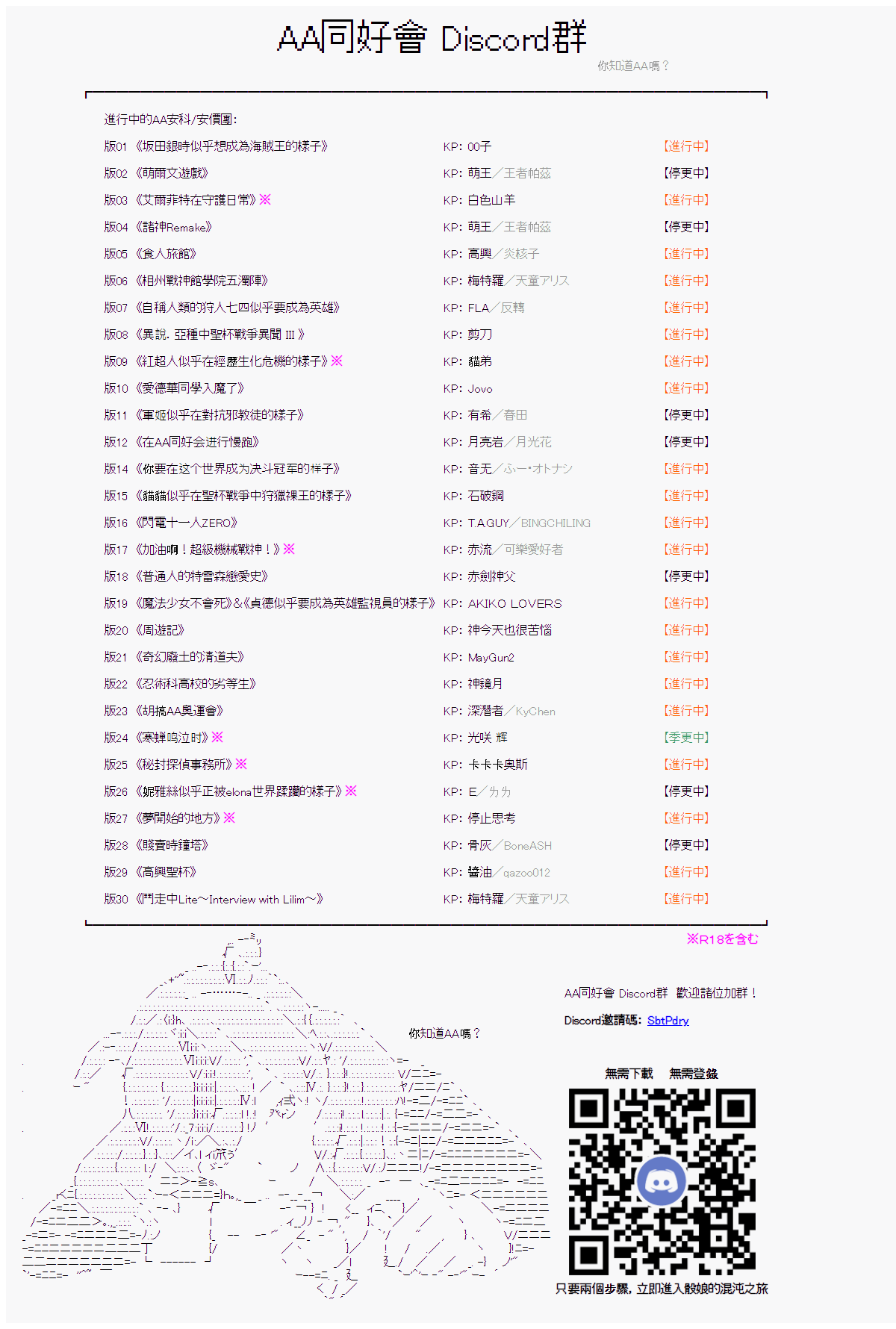 安價／安科決定的克蘇魯神話TRPG - 雨後丶07 - 2