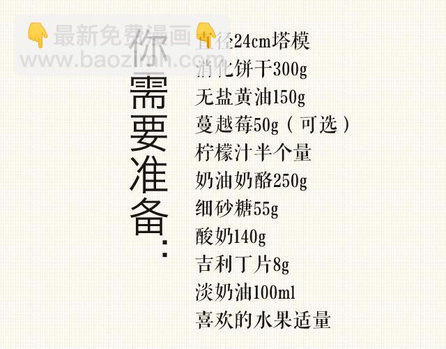 第6期 蔓越莓水果乳酪塔-第6话