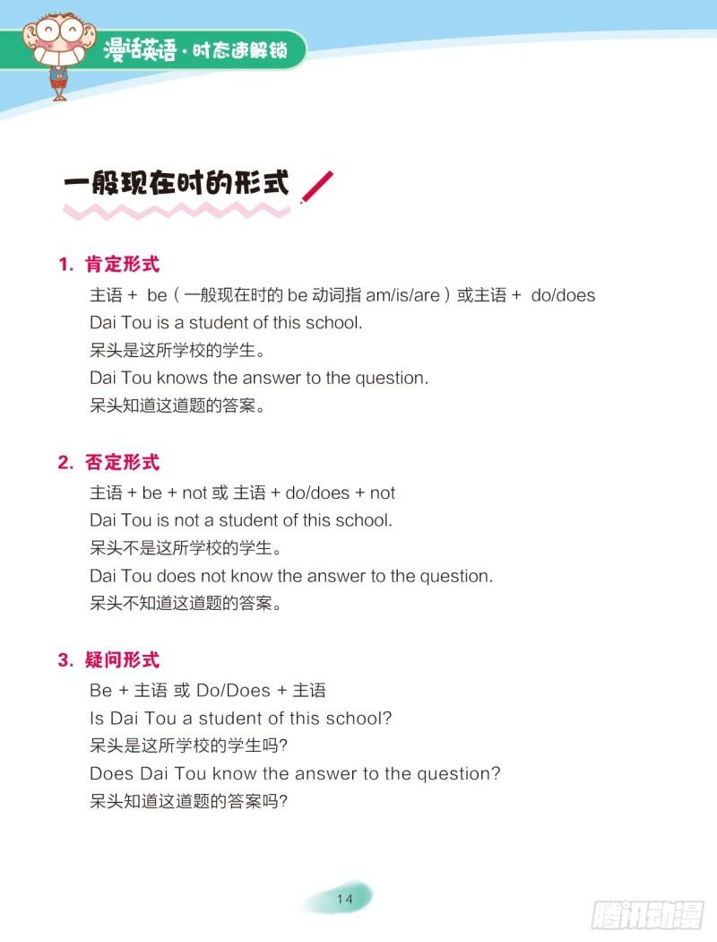 爆笑校园大课堂-漫话英语 - 67 一般现在时（3） - 1