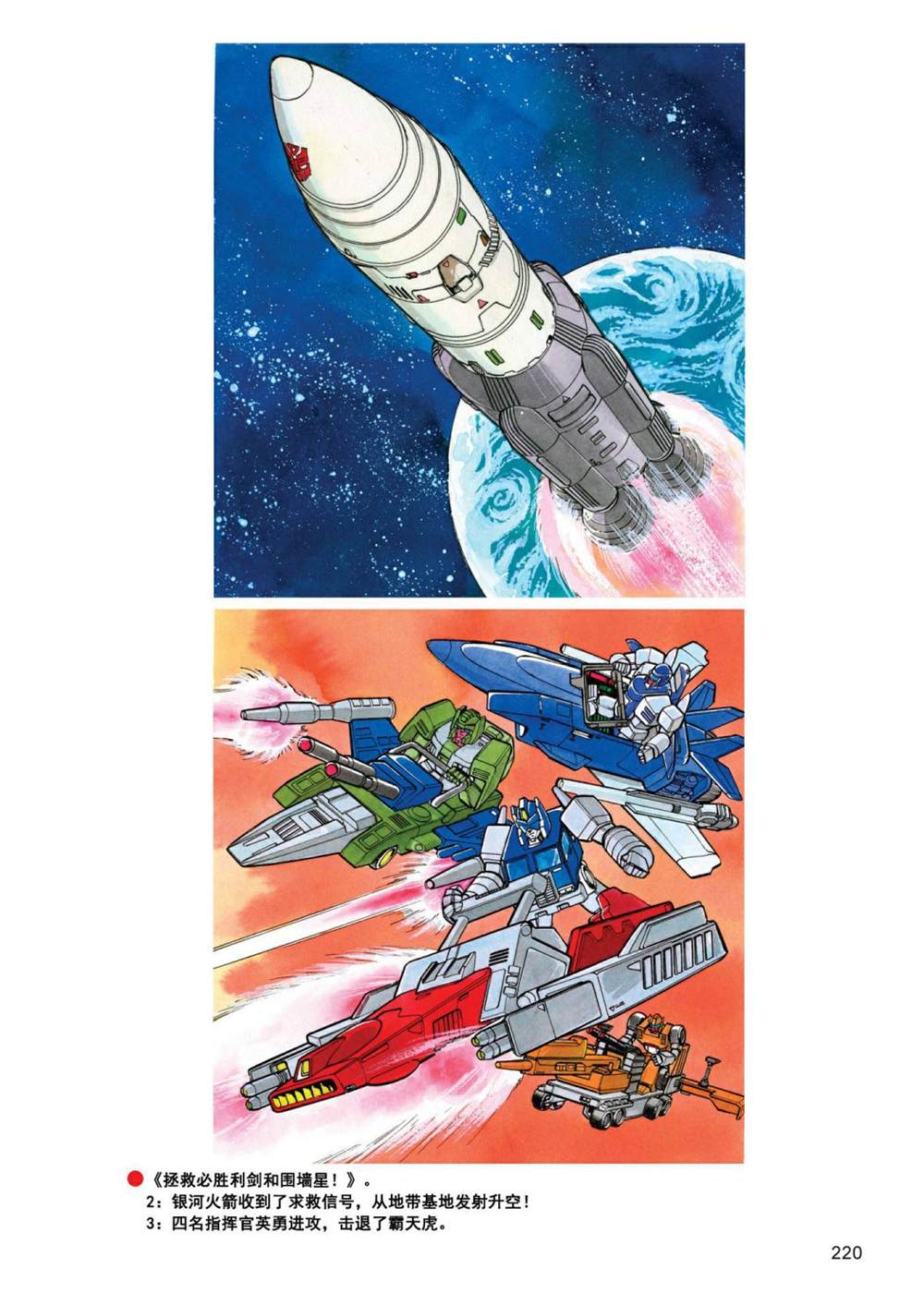 变形金刚日版G1杂志插画 - 《战斗吧！超机械生命体变形金刚：地带》 - 8