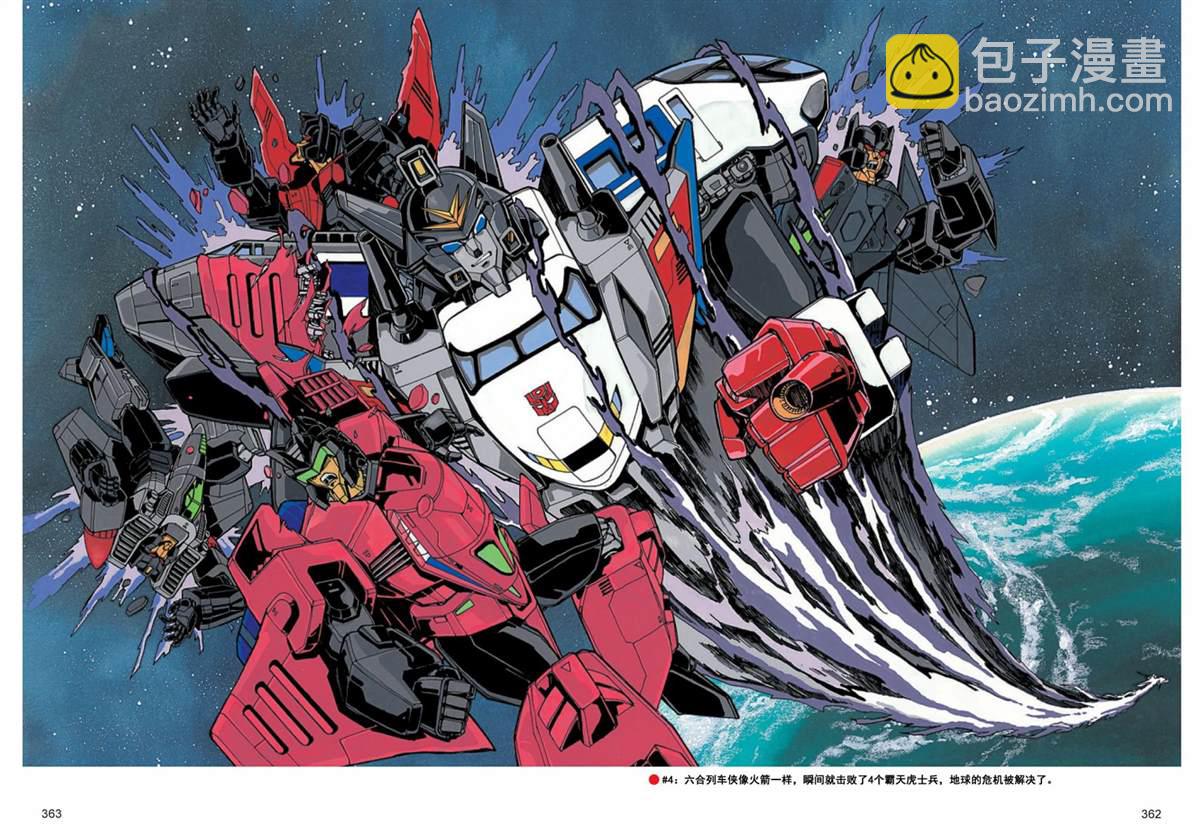 变形金刚日版G1杂志插画 - 《战斗吧！超机械生命体变形金刚：合体大作战》 - 4
