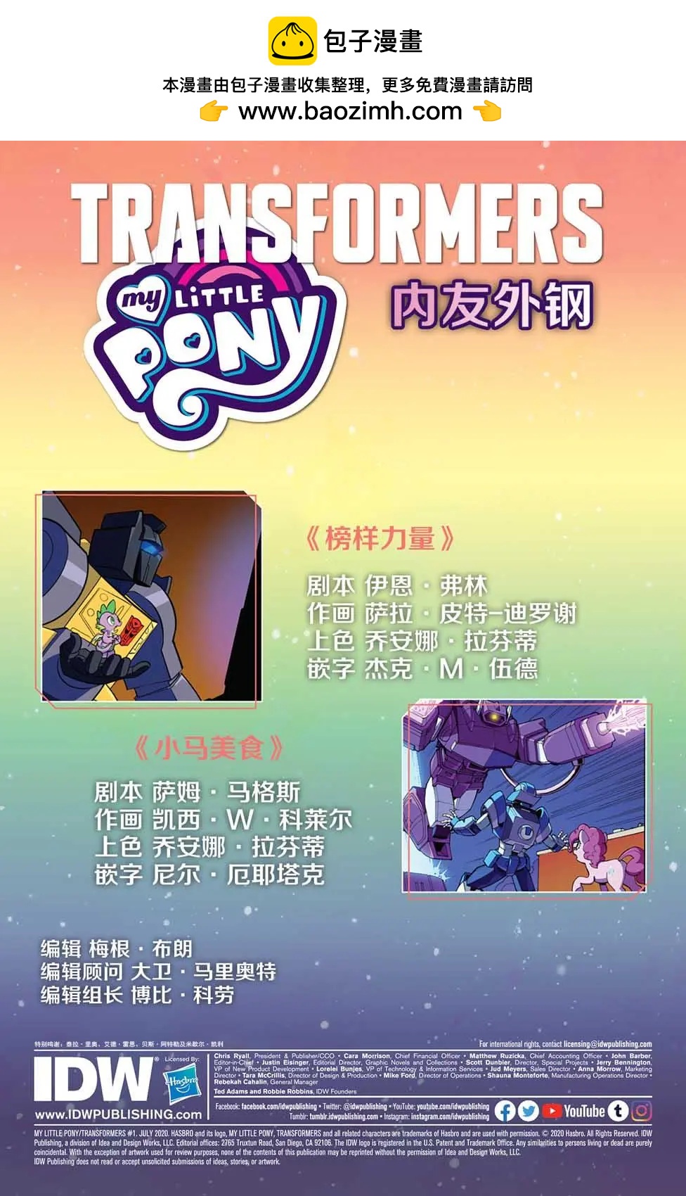 彩虹小馬G4 - 彩虹小馬X變形金剛聯動：內友外鋼#02 - 2