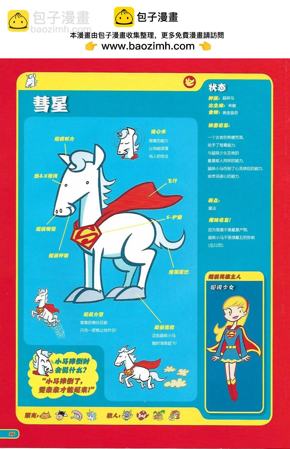 超級寵物人物角色百科全書 - 超級少女 - 1