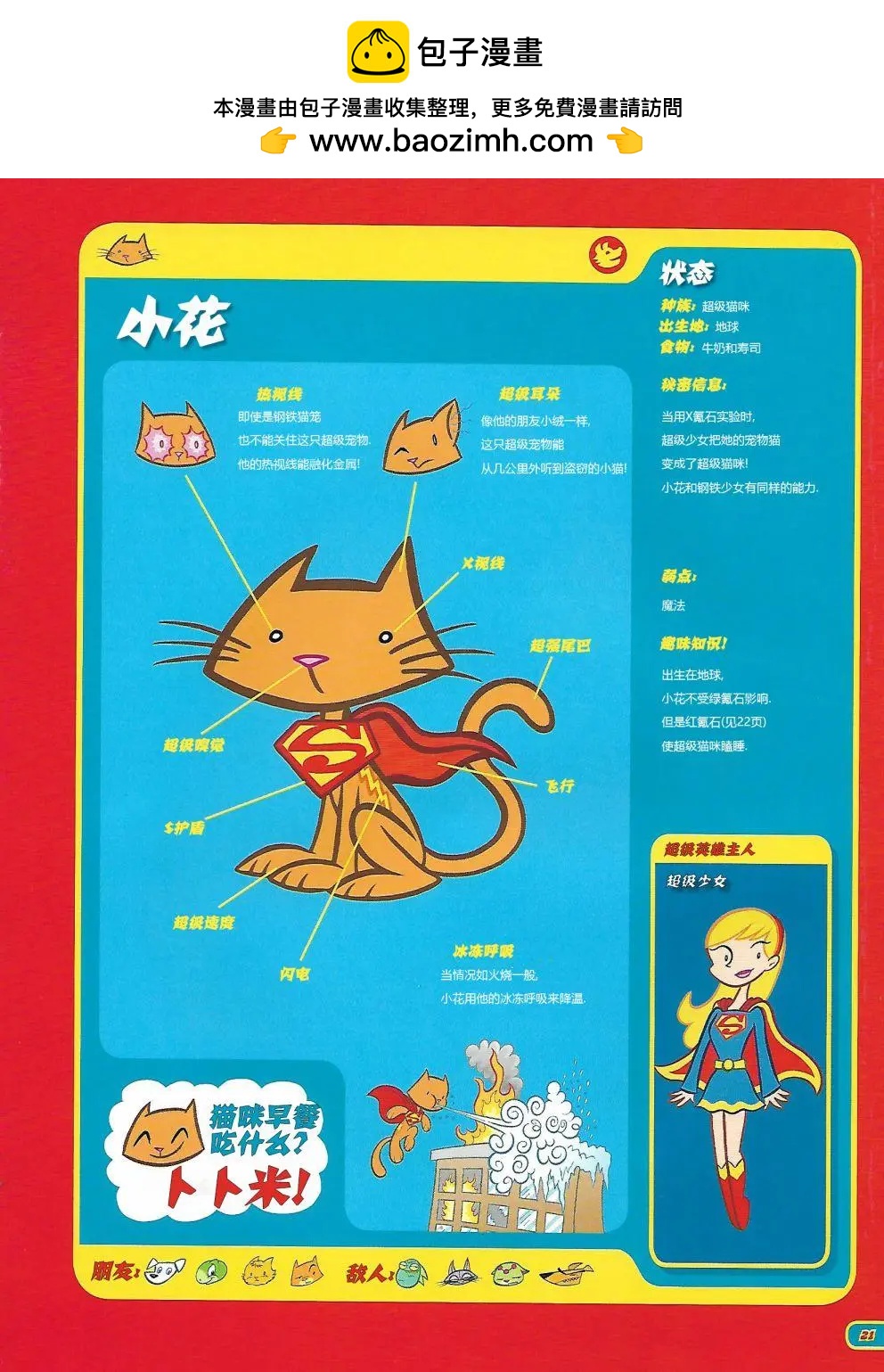 超級寵物人物角色百科全書 - 超級少女 - 1