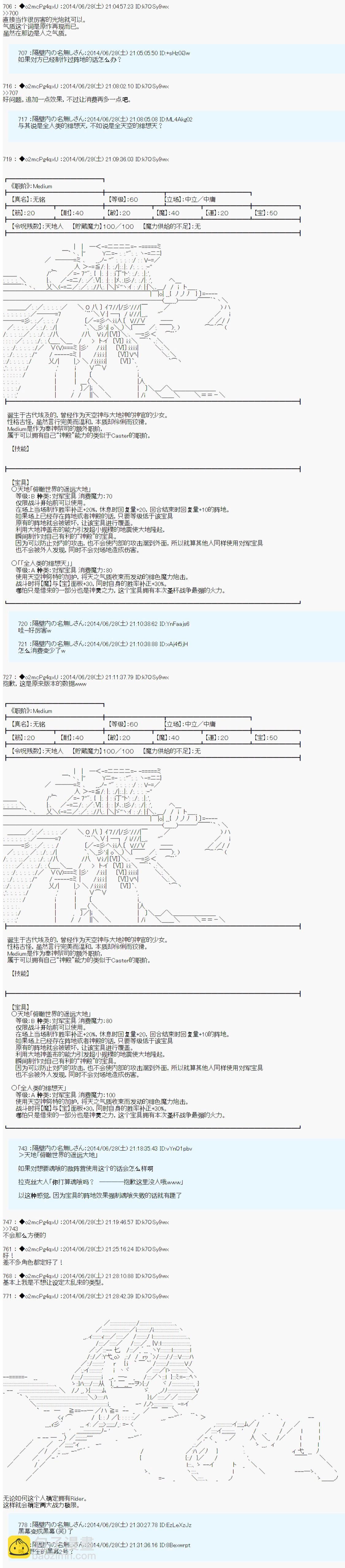 第六次中聖盃：愉悅家拉克絲的聖盃戰爭 - 從者安價 - 2