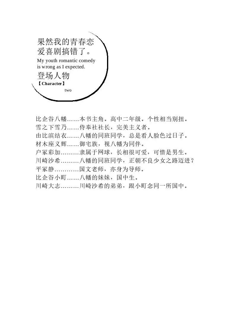 果然我的青春戀愛喜劇搞錯了。 - 第2卷(1/4) - 4