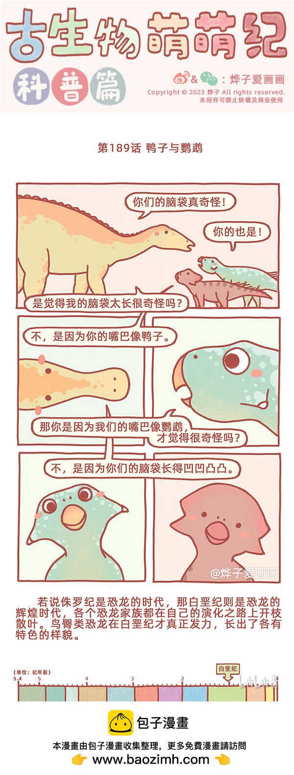 古生物萌萌紀（科普篇） - 第189話 鴨子與鸚鵡 - 1