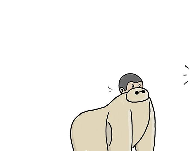 繪心一笑 - 師傅吃泡麪 - 5