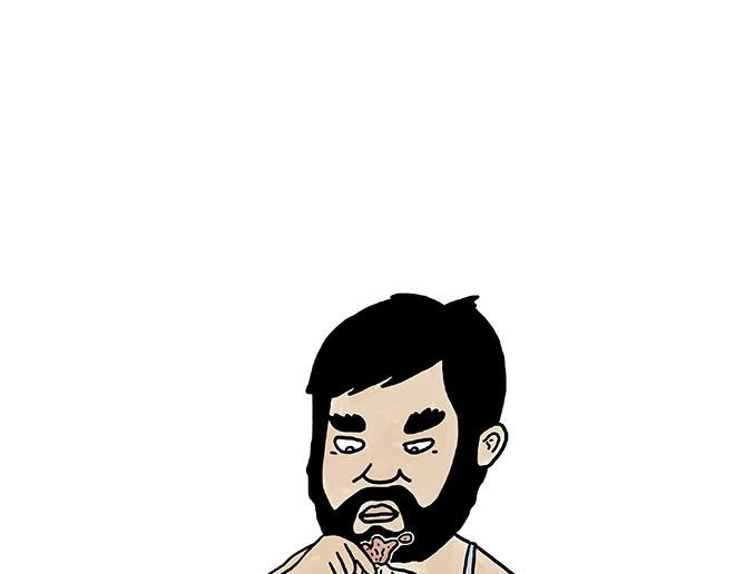 繪心一笑 - 師傅吃泡麪 - 3