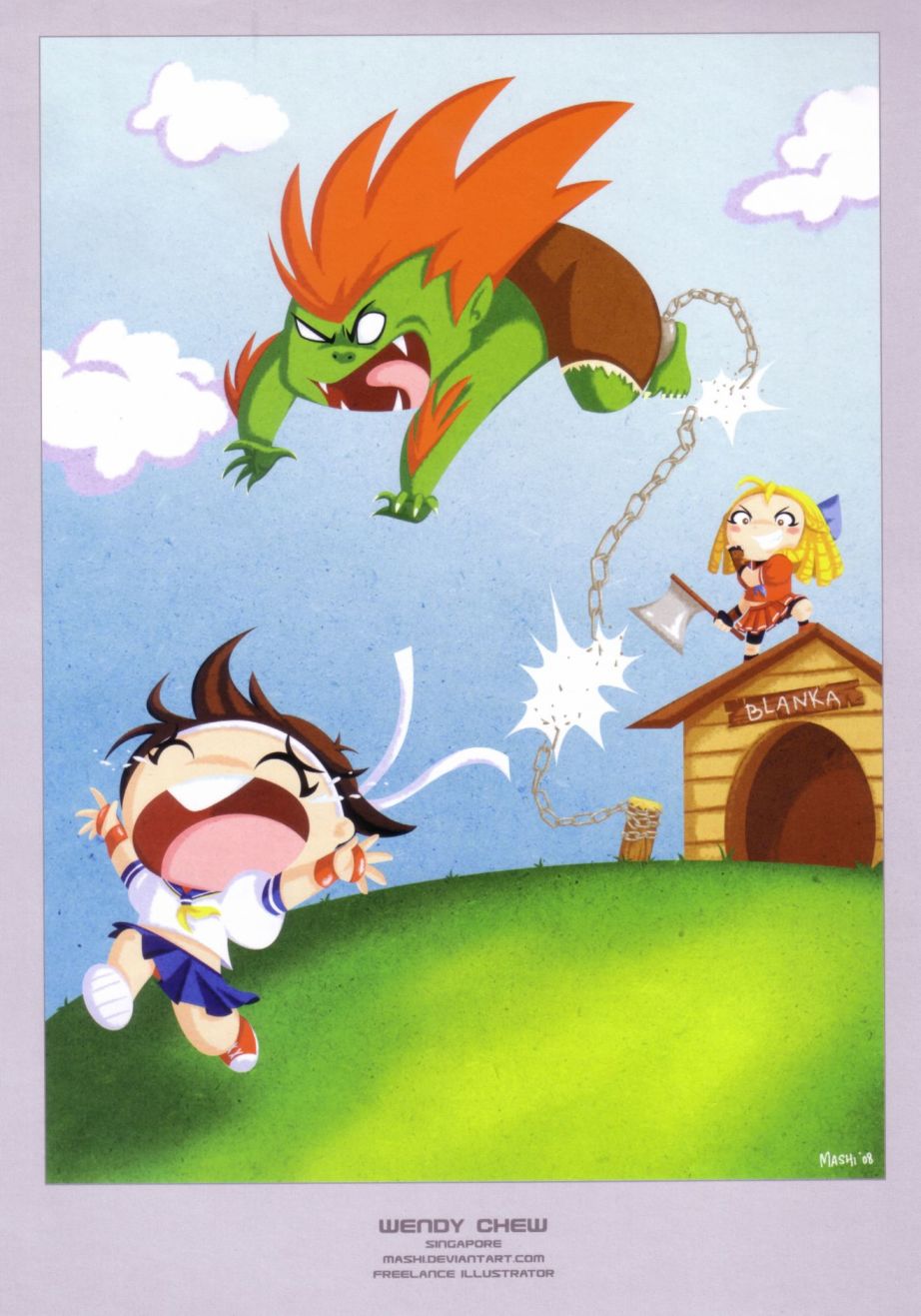 街頭霸王 特刊合集 - 舊畫集8(3/3) - 2