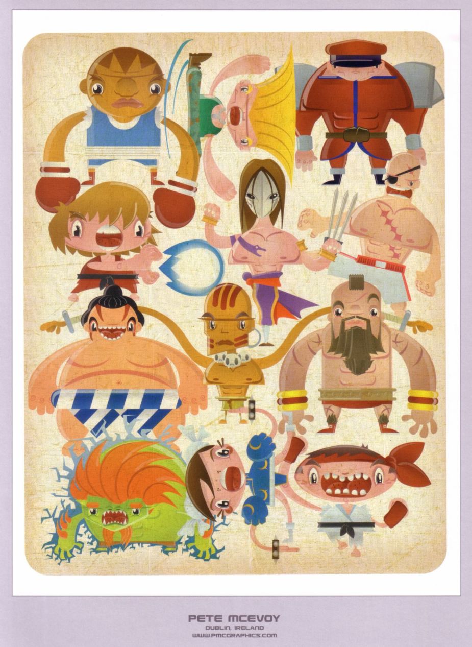 街頭霸王 特刊合集 - 舊畫集8(3/3) - 2