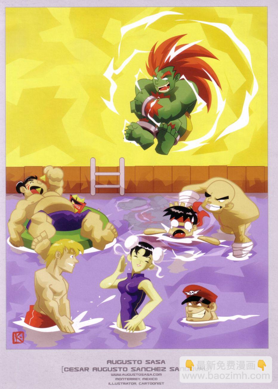 街頭霸王 特刊合集 - 舊畫集8(1/3) - 8