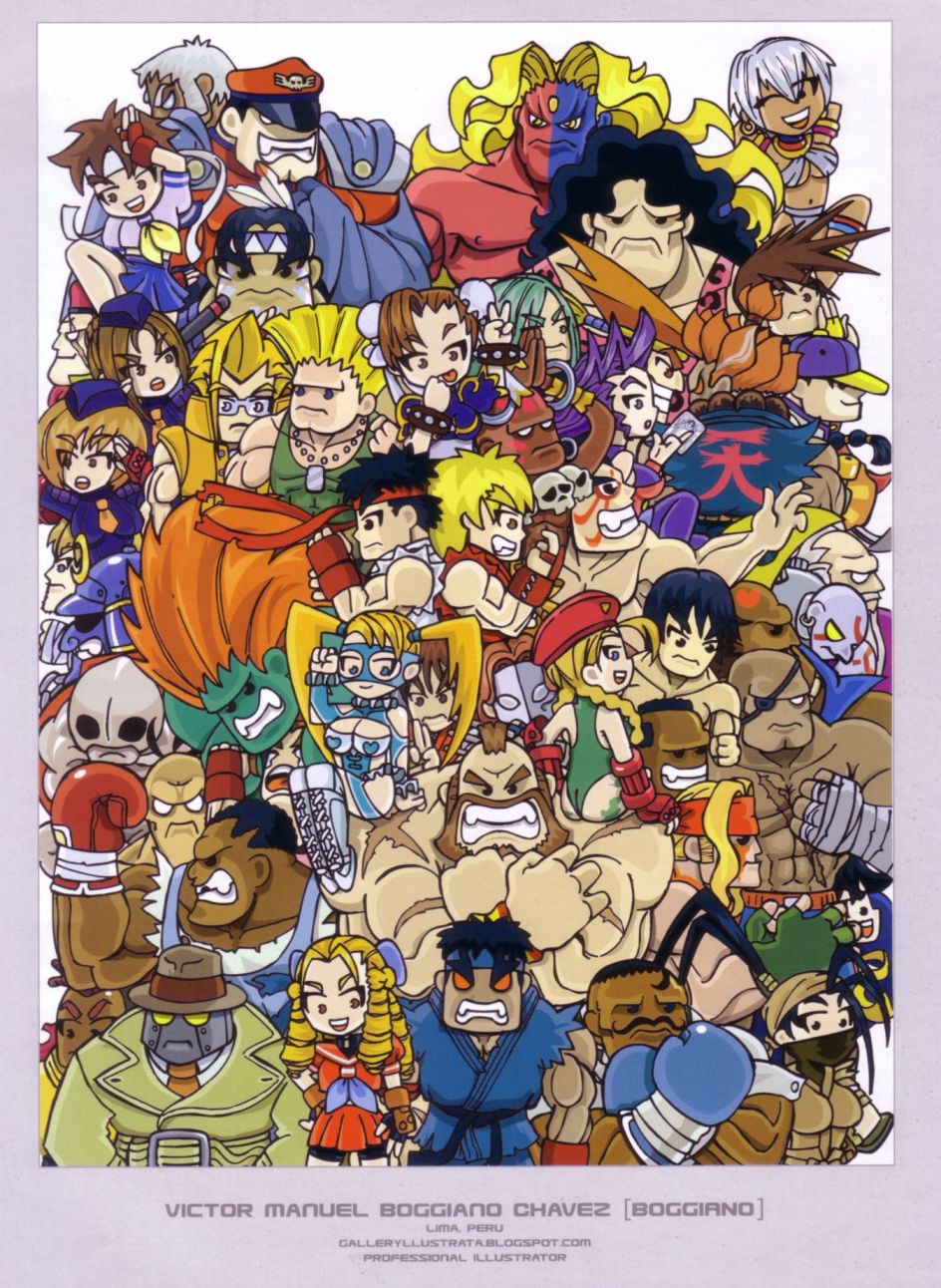 街頭霸王 特刊合集 - 舊畫集8(1/3) - 5