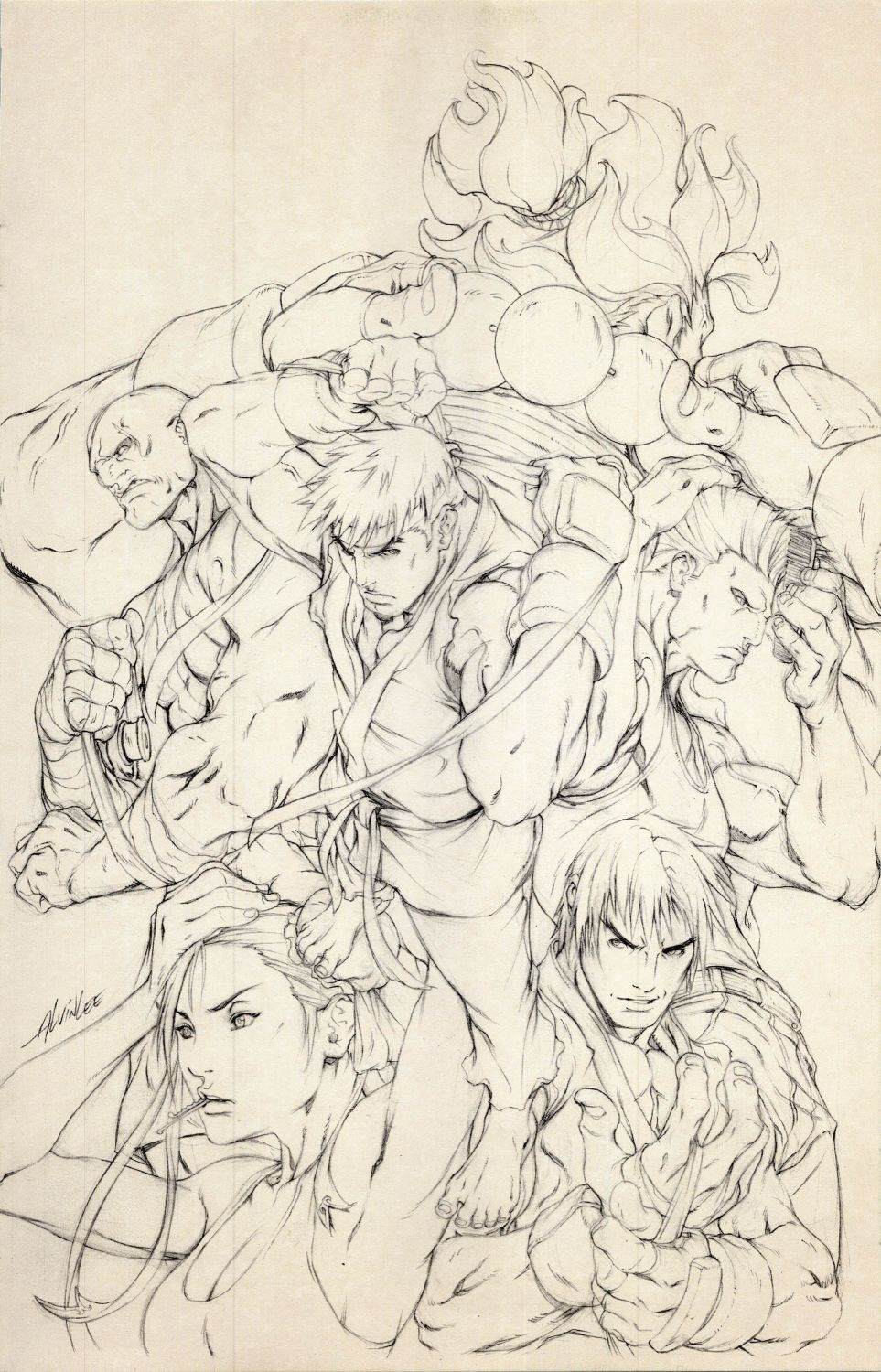 街頭霸王 特刊合集 - 草圖集1(1/2) - 1