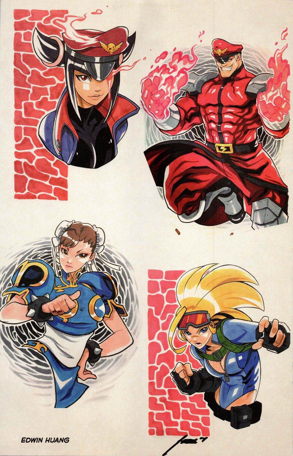 街頭霸王 特刊合集 - 草圖集1(1/2) - 6