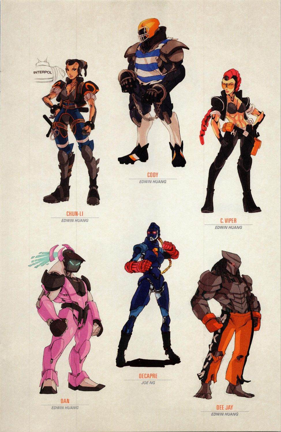 街頭霸王 特刊合集 - 草圖集1(1/2) - 3