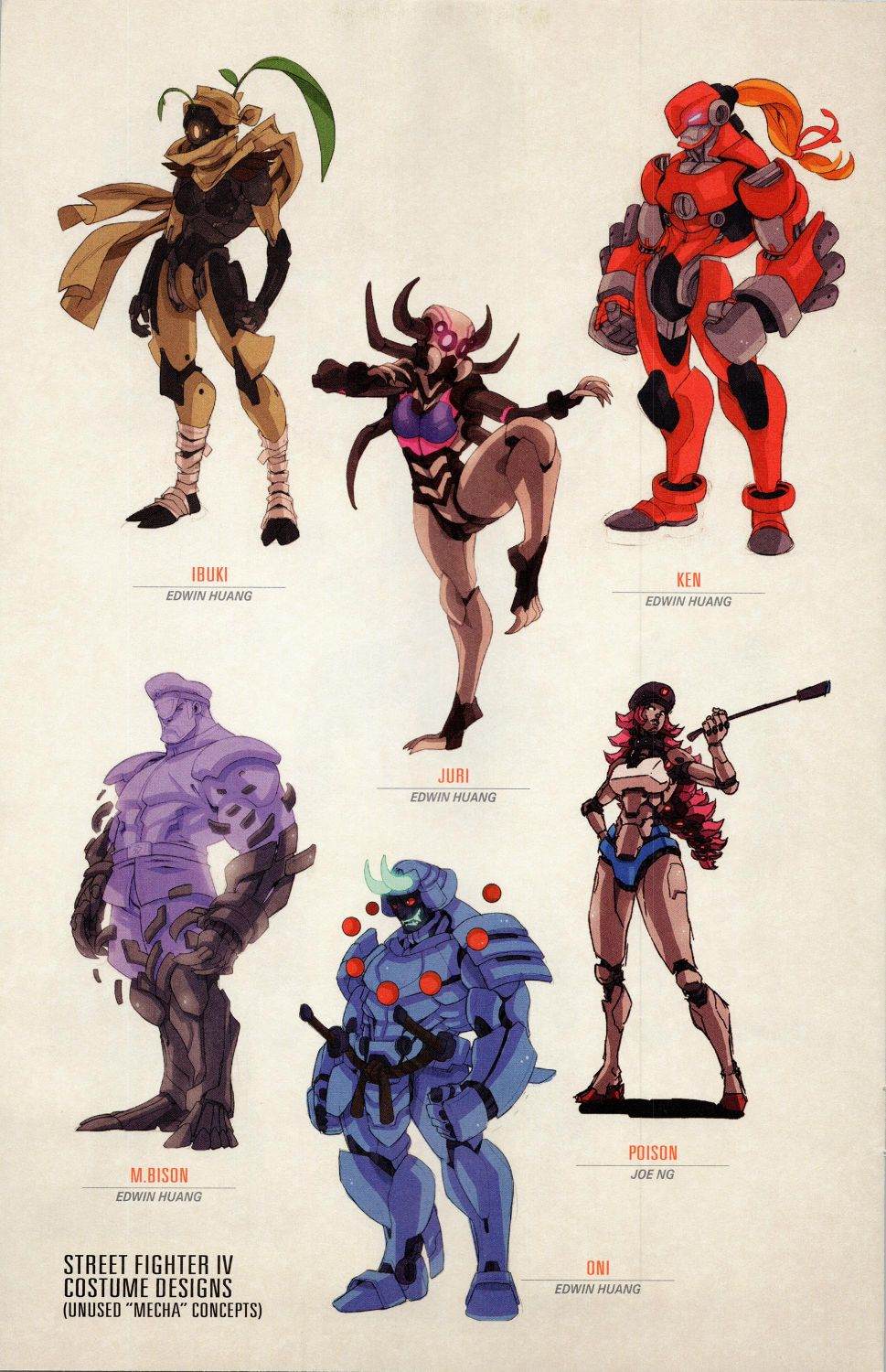街頭霸王 特刊合集 - 草圖集1(1/2) - 6