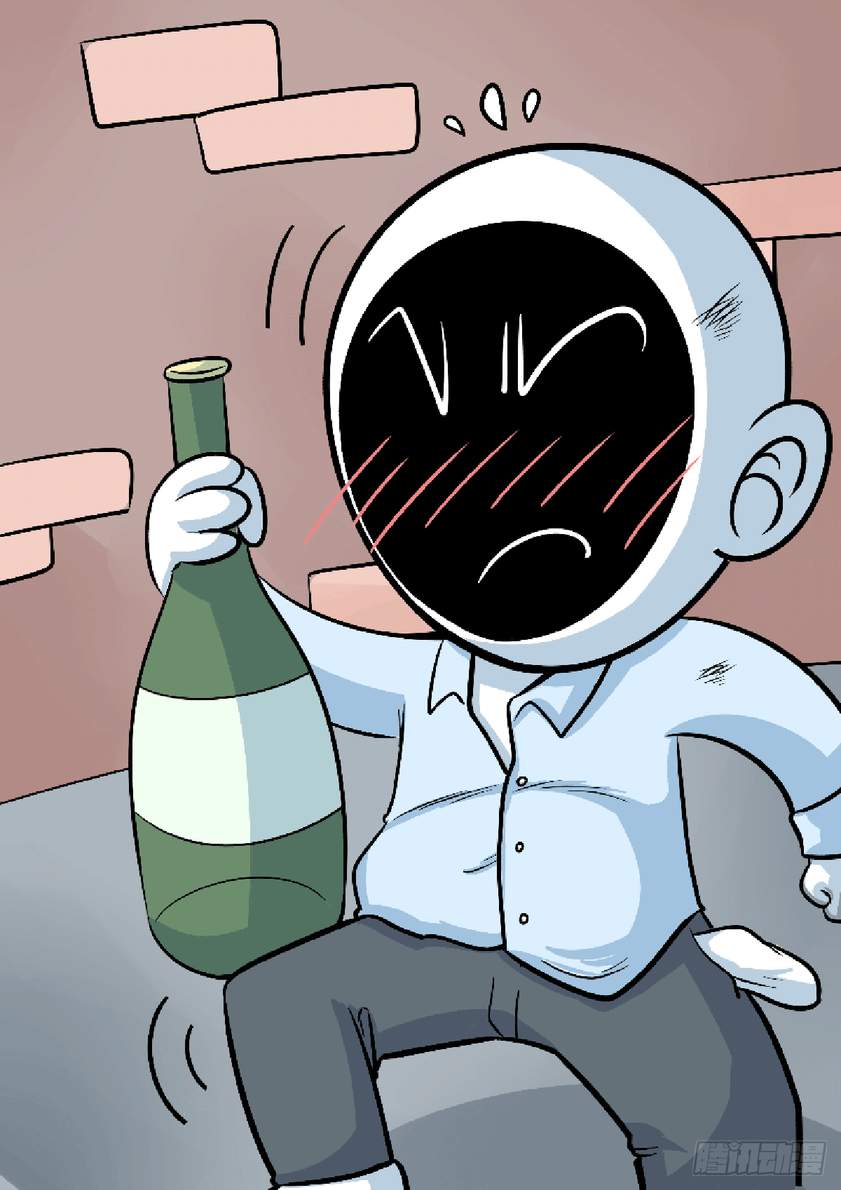 日常&mdash;踩烟头-第70话