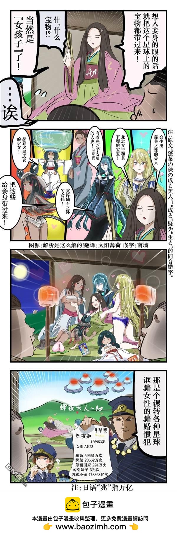 カコミスル老師四格合集 - 喜歡女孩子的輝夜姬 - 1