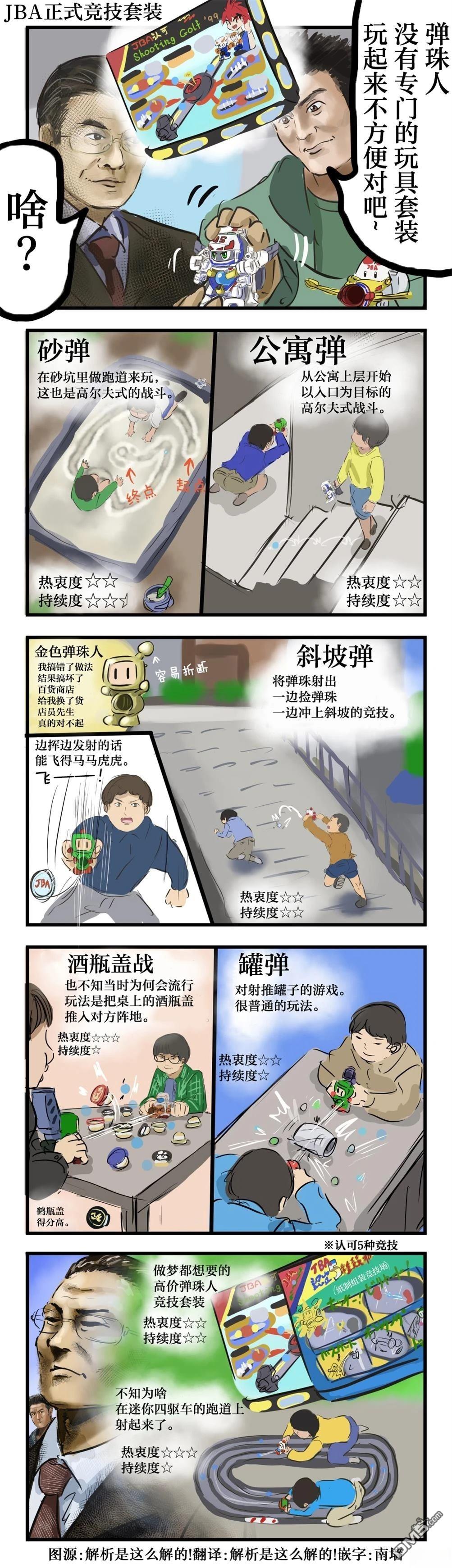 カコミスル老師四格合集 - 身邊流行過的彈珠人玩法 - 1