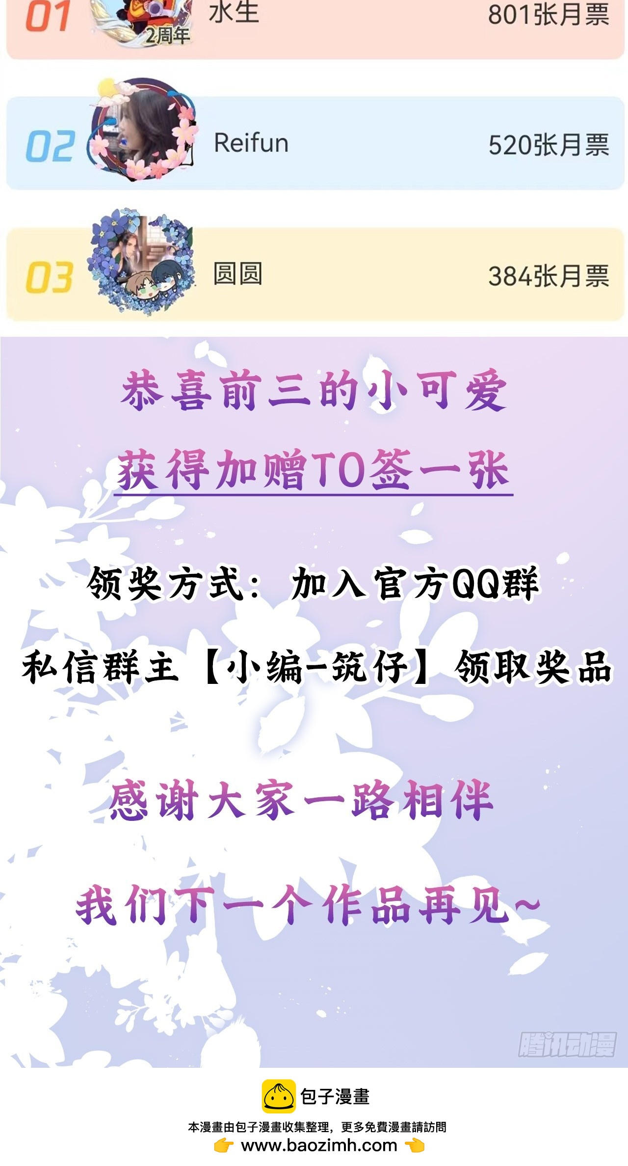 狼狼上口 - 获奖名单公布 - 1