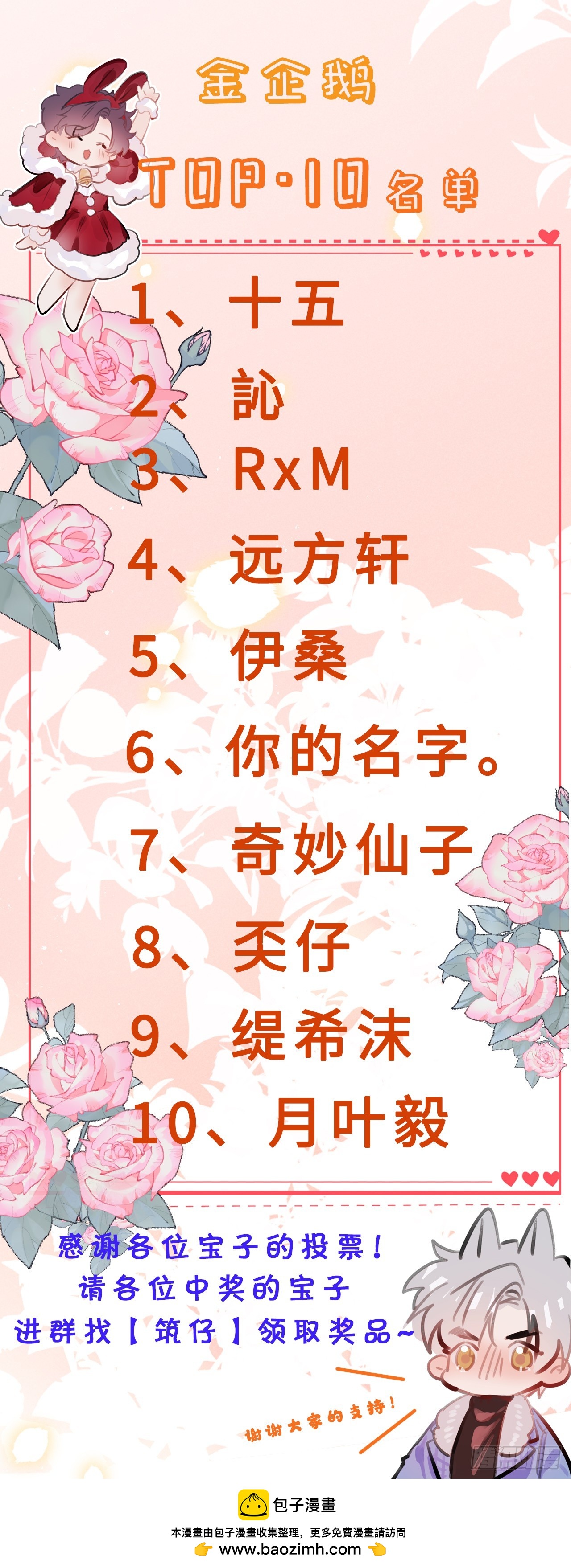 狼狼上口 - 【金企鹅中奖名单】 - 1