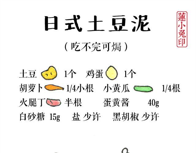 莲小兔的手绘食单 - 日式土豆泥 - 1