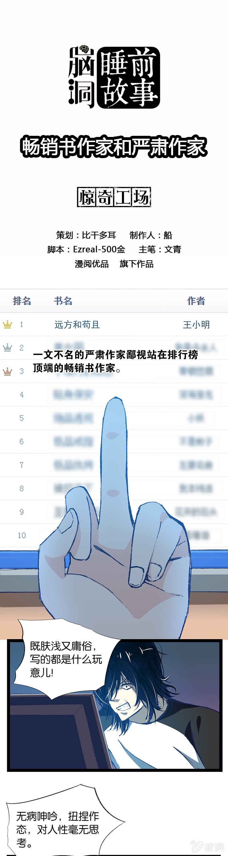 畅销书作家和严肃作家-第16话