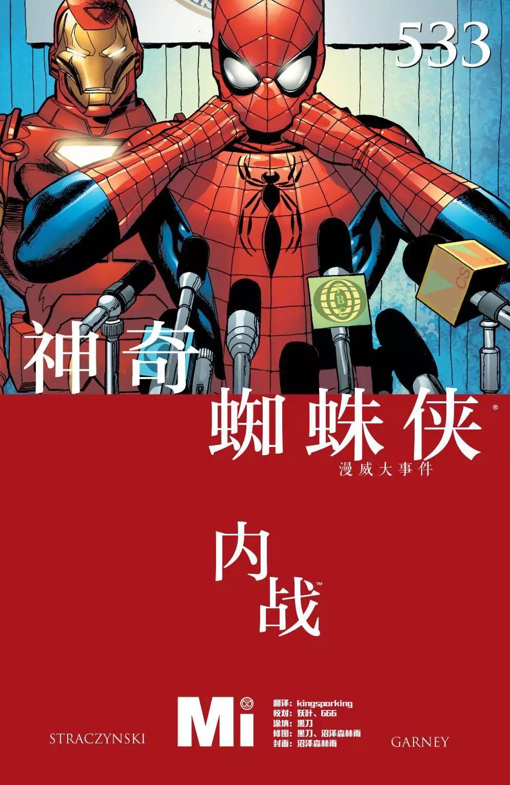 内战2006 - 神奇蜘蛛侠#533 - 1