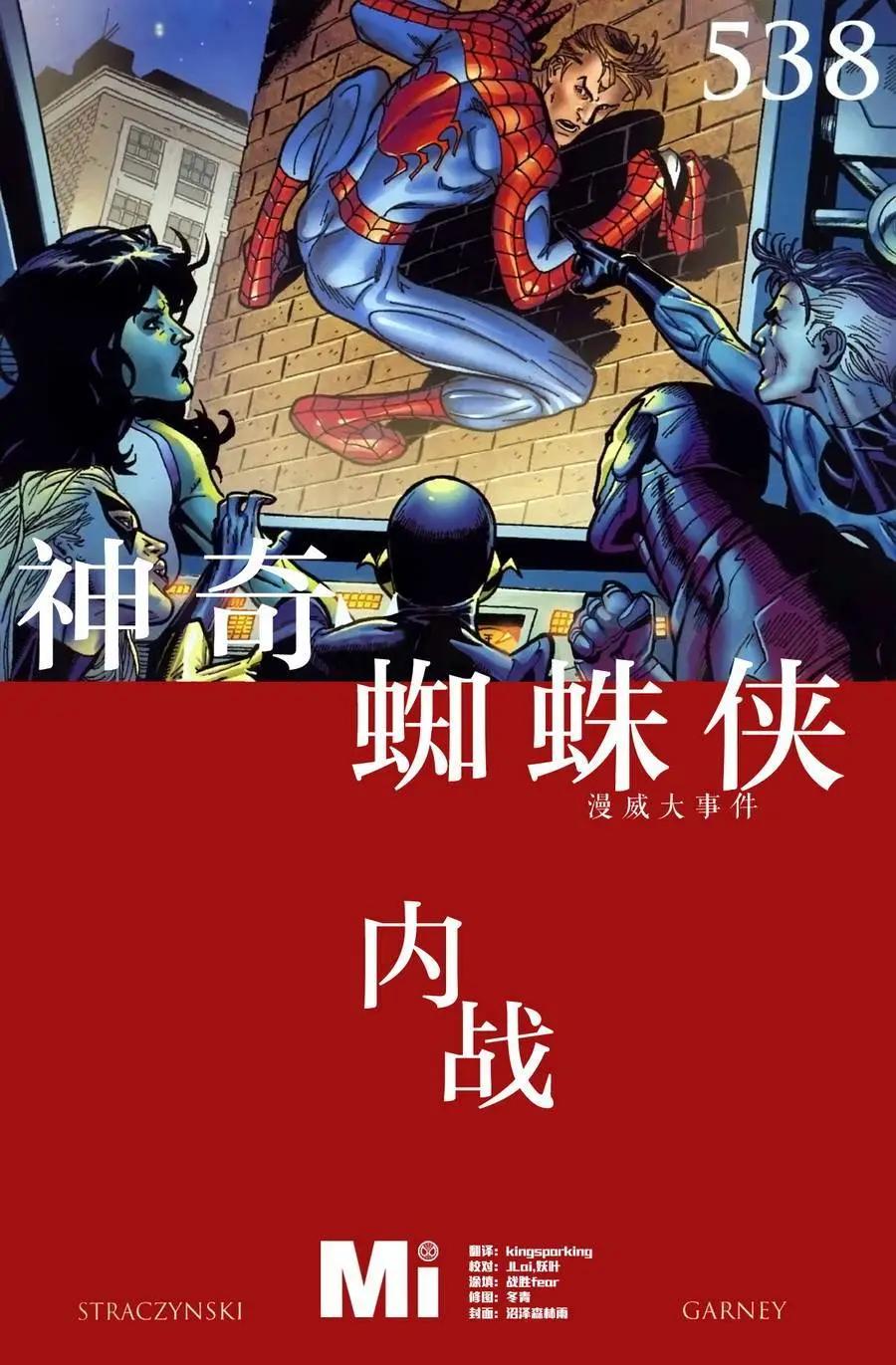 内战2006 - 神奇蜘蛛侠#538 - 1