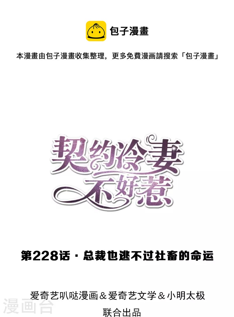 契约冷妻不好惹 - 第228话 总裁也逃不过社畜的命运 - 1