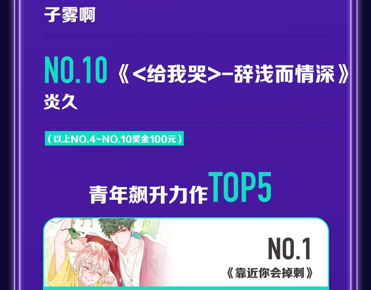 《靠近你会掉刺》青年榜NO.1-第156话