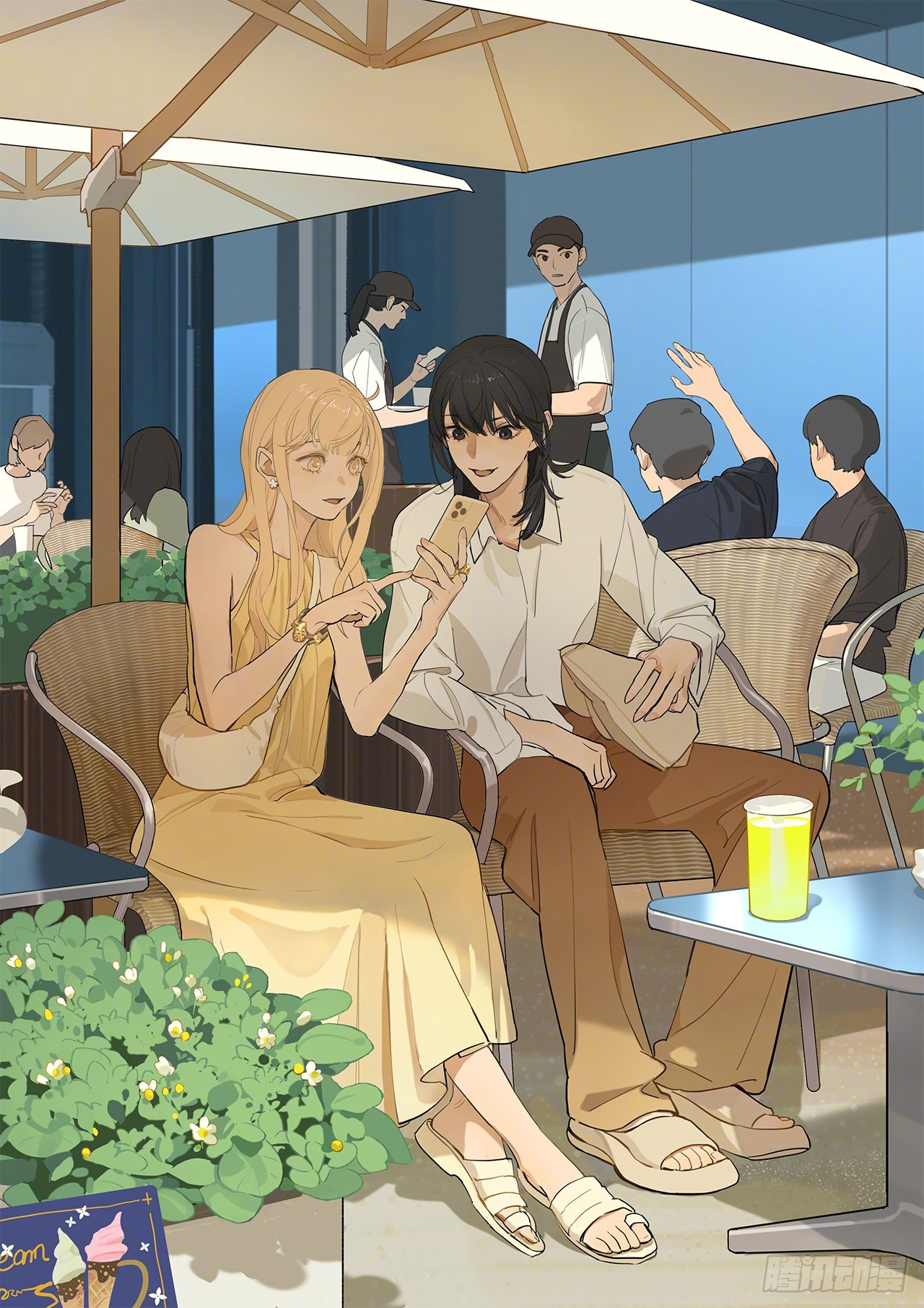 夏天，喝一杯凉爽的饮料~！-第214话