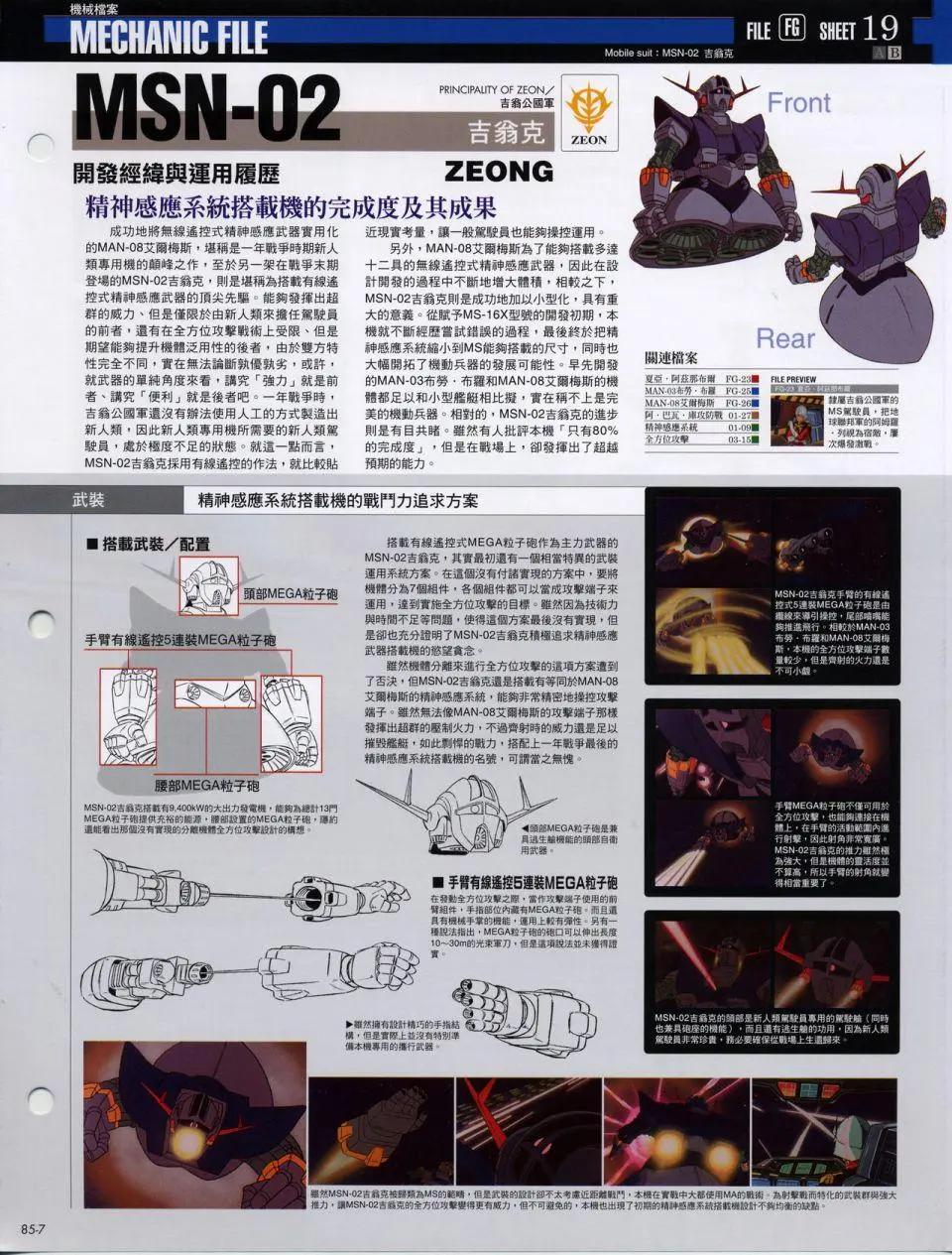 The Official Gundam Fact File - 机体篇下(4/8) - 1