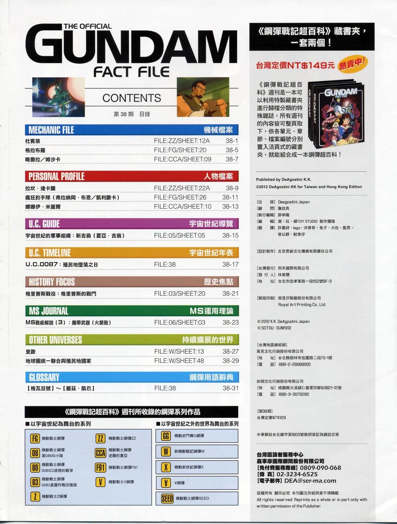 The Official Gundam Fact File - 第30-40期合集(5/7) - 6