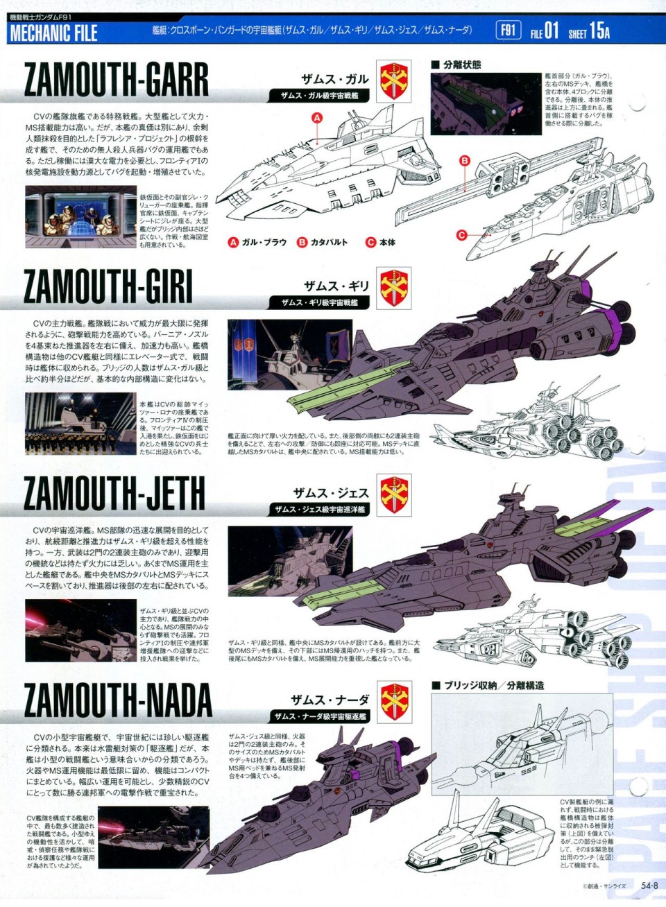 The Official Gundam Perfect File  - 第52-55話(2/3) - 1