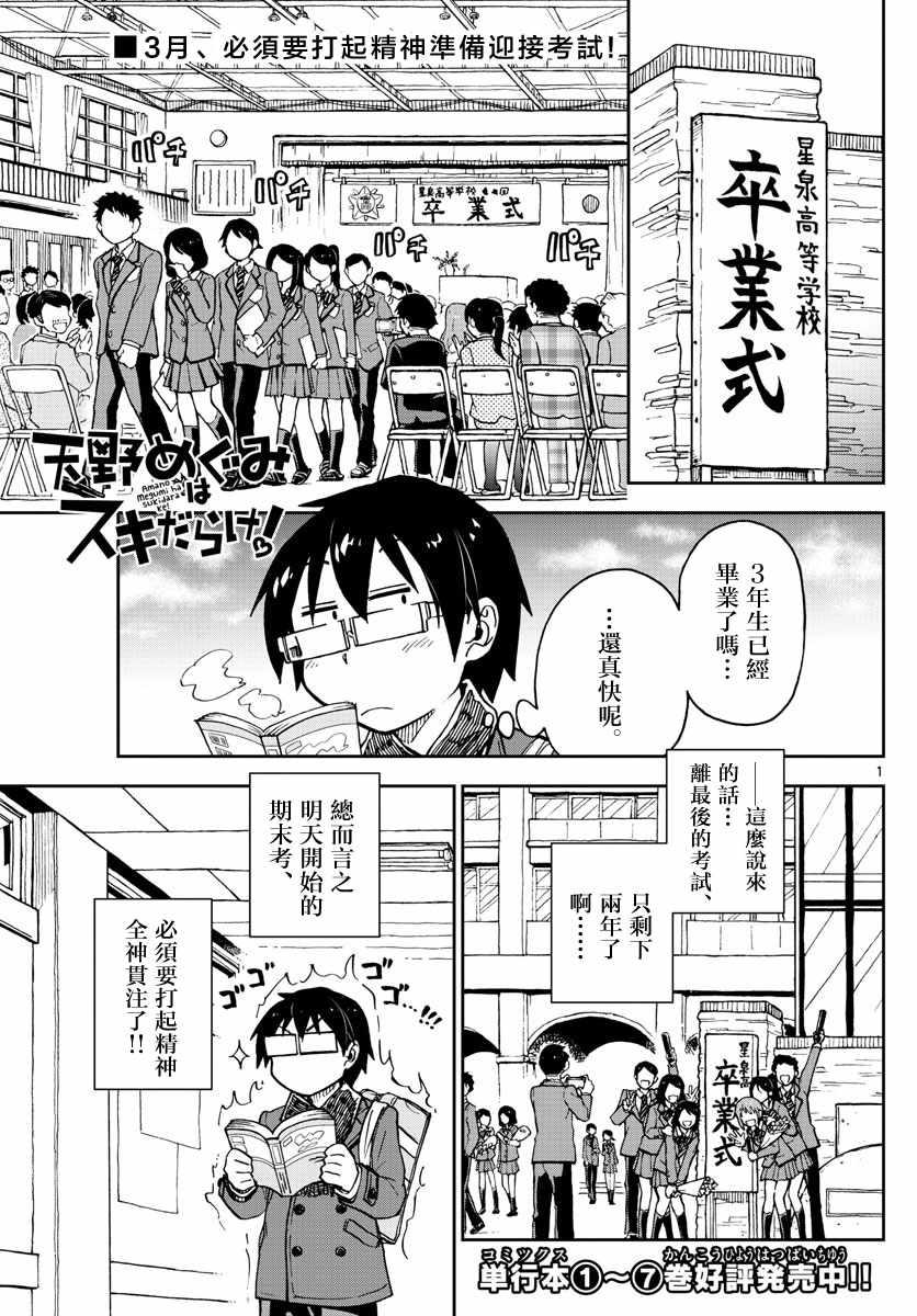 天野惠渾身是破綻！ - 第90話 好幸福…… - 1