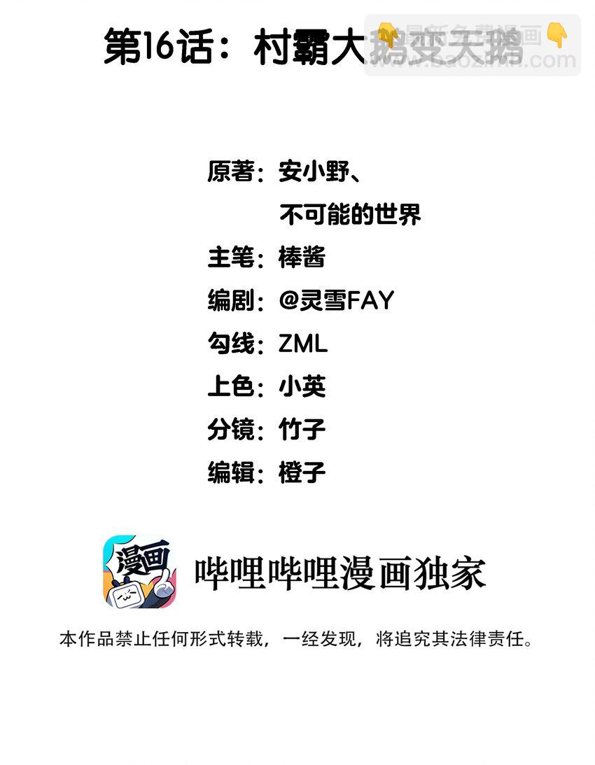 016 村霸大鹅变天鹅-第16话