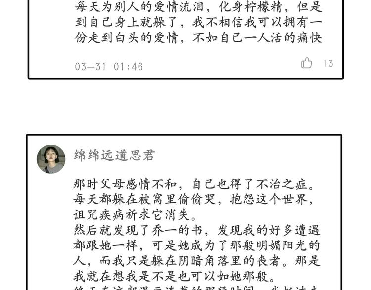 我不喜欢这世界，我只喜欢你 - 中奖读者名单 - 1