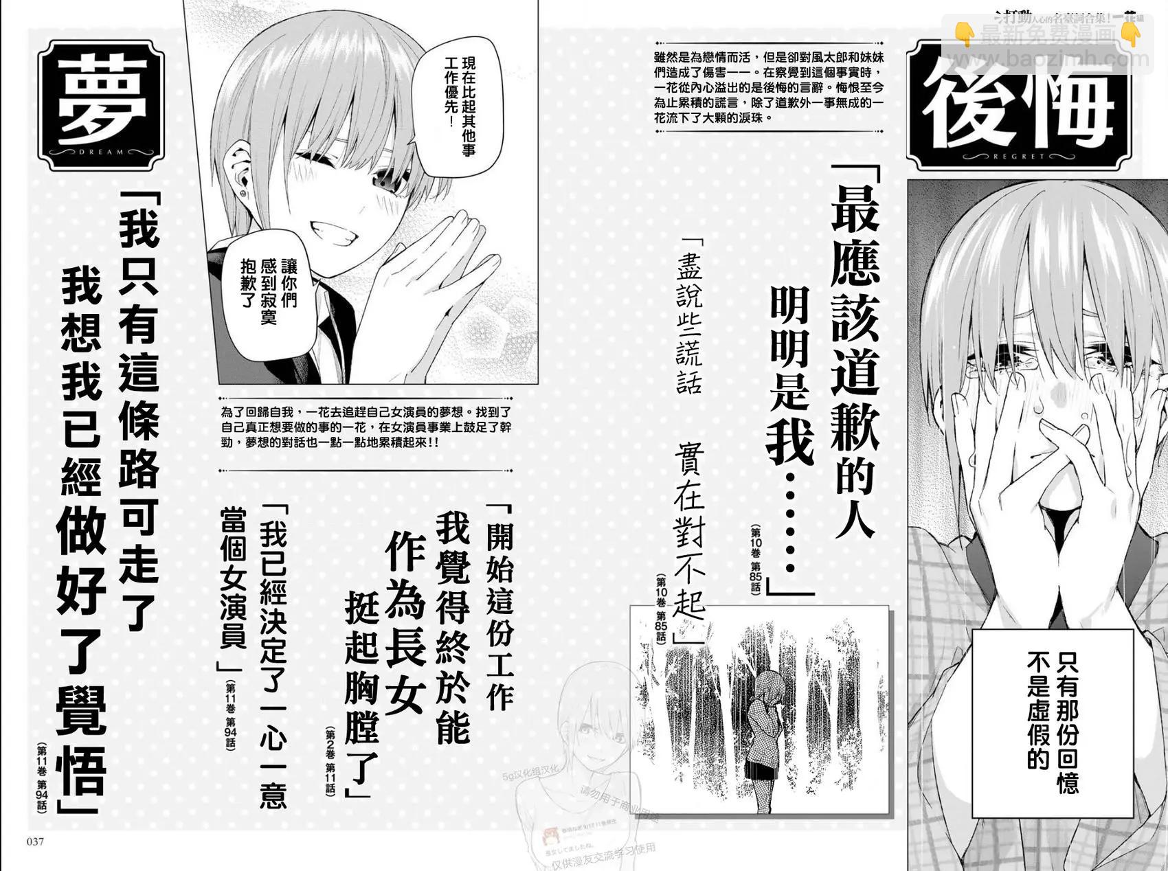 五等分的花嫁 - 角色公式設定手冊：一花(1/2) - 4