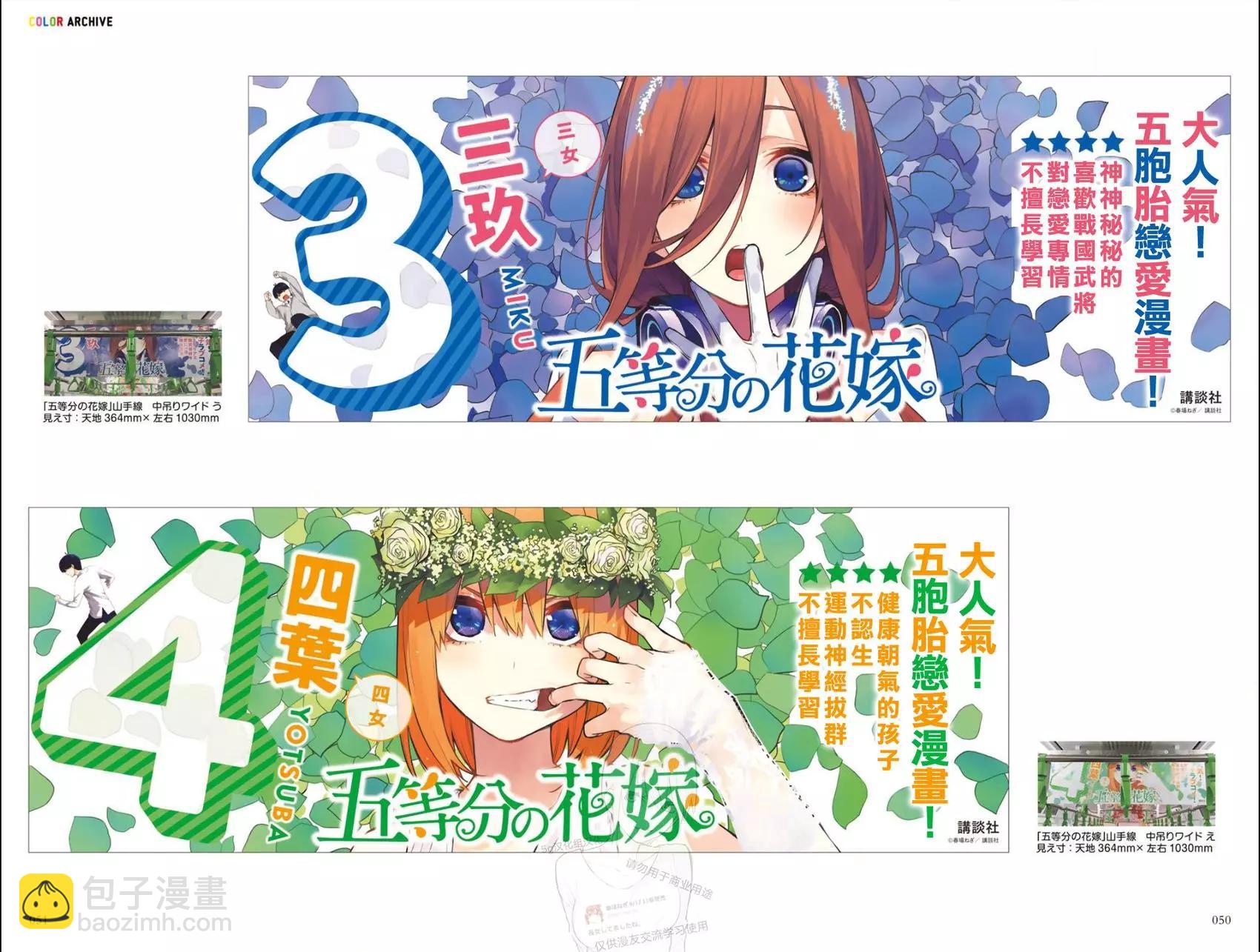 五等分的花嫁 - 角色公式設定手冊：一花(1/2) - 3