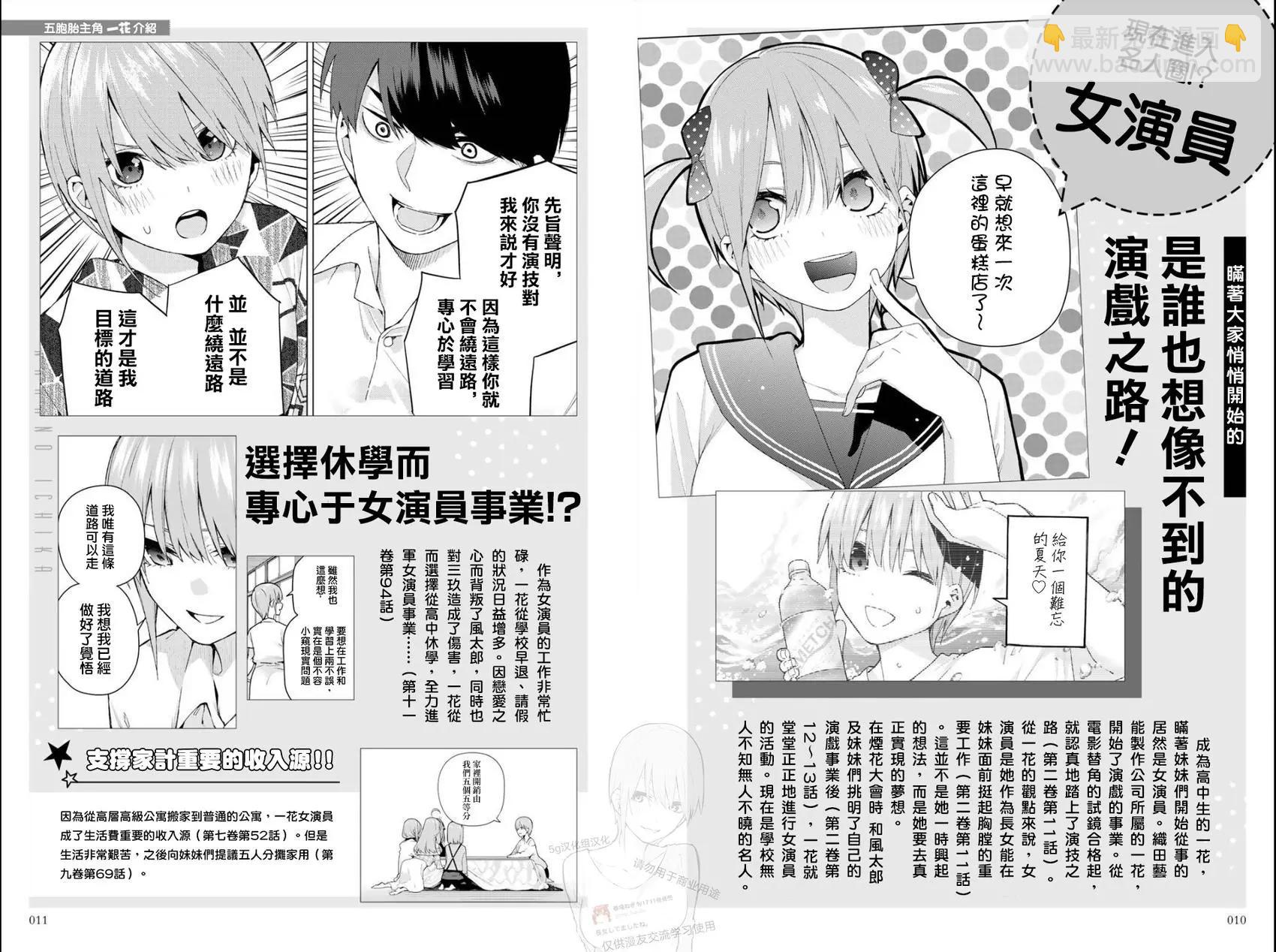 五等分的花嫁 - 角色公式設定手冊：一花(1/2) - 7