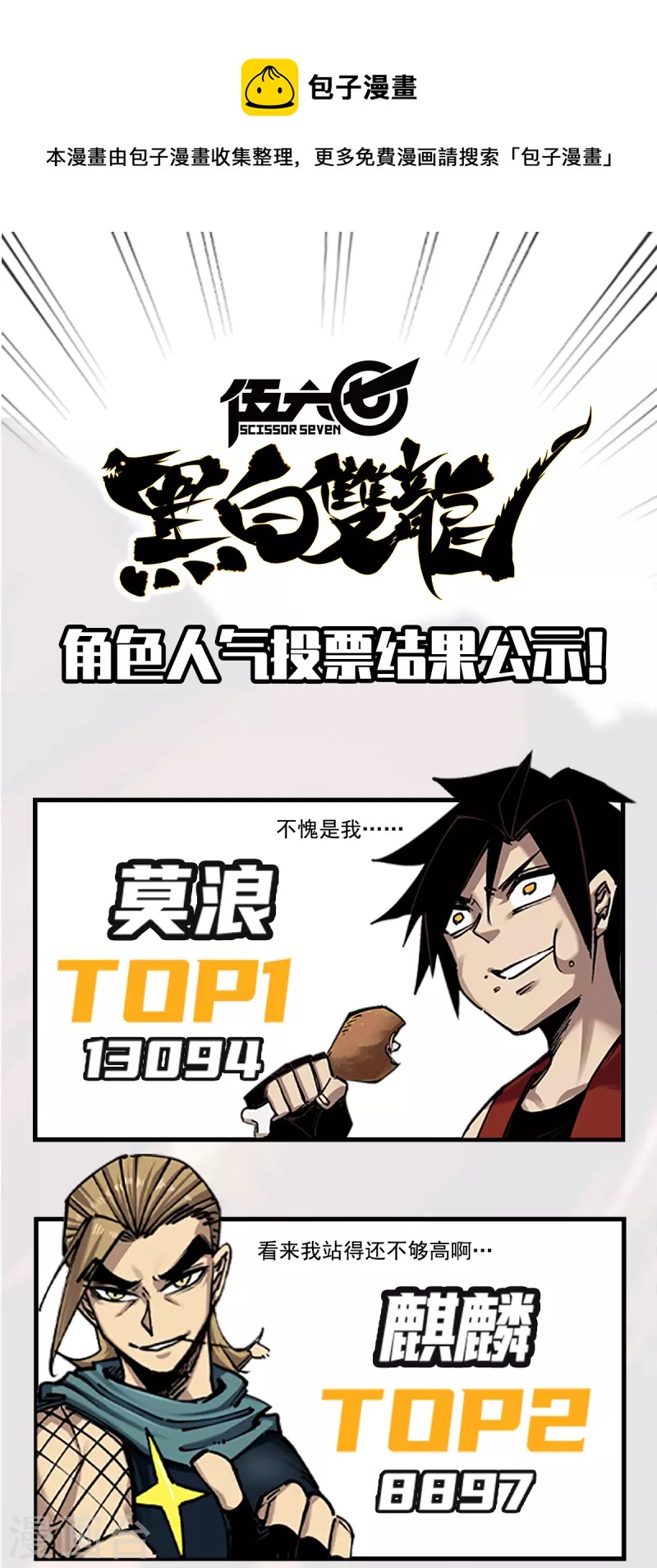 人气投票结果公布-第100话
