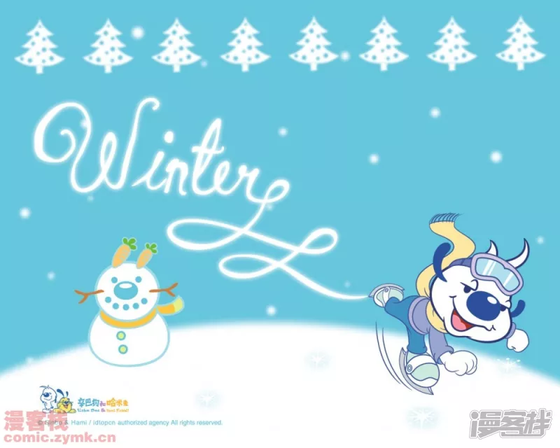 辛巴狗和哈米兔圣诞节主题壁纸-第14话