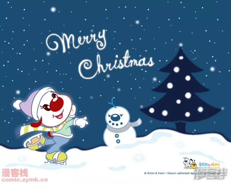 辛巴狗和哈米兔圣诞节主题壁纸-第14话
